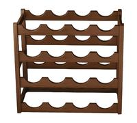 Generisch Double Wave Wine Rack - Estante de vino para 10 botellas | Wines Racks | Stackable Bar Bottle Display Racks Wines Organizer Presentation