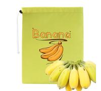 Generisch Draw String Banana Preserve Bag, Ensaladera para Nevera, Bolsa de Productos Frescos - Food Draw String Bolsa Build en papel de aluminio para apartamento, camping, compras