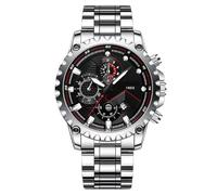 Generisch Dress Watches for Men, Big Face Analog Stainless Steel Watch, Luminous Timing Tool, Waterproof Business and Leisure Clock, Stylish Time piece for Every Occasion, multicolor, B, Ver