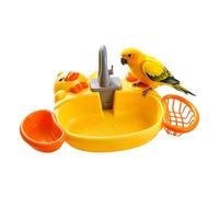 Generisch Ducha para pájaros para la jaula - Circulación de agua eléctrica Accesorios para mascotas | Bañera para pájaros - de ducha | para cacatúas Fink Loro Gris al aire libre Balcón Jardín