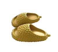 Generisch Durian Slide Sandals for Women Pillow Slippers Antislip House Shoes for Bath Gym House Casual Shoes, Amarillo A., 36/37 EU