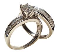 Generisch El anillo de audiolibro lectura completa anillo creativo se puede apilar para llevar el anillo de las mujeres Abadía, 11, Metal, Sin piedras preciosas