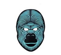 Generisch El Luminous Cosplay Máscara de Luz Fría Cosplay Máscara Halloween Hip-Hopl Dance Party LedCosplay Máscara Horror Headbedeckung para Halloween Karneval Kostüm Party Requisiten