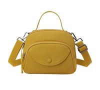 Generisch Elegante bolso bandolera de lona de nailon, pequeño y ligero para el viaje diario al trabajo, viajes, recados y excursiones de ocio, amarillo, Talla única para todos, Mochilas rucksack