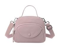 Generisch Elegante bolso bandolera de lona de nailon, pequeño y ligero para el viaje diario al trabajo, viajes, recados y excursiones de ocio, Rosa., Talla única para todos, Mochilas rucksack