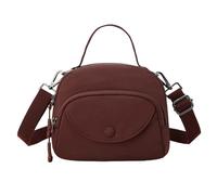 Generisch Elegante bolso bandolera de lona de nailon, pequeño y ligero para el viaje diario al trabajo, viajes, recados y excursiones de ocio, Vino, Talla única para todos, Mochilas rucksack