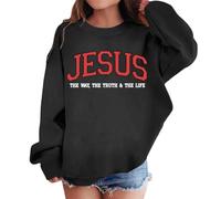 Generisch Elegante sudadera con capucha para niña con diseño estampado para moda informal de invierno, cómodo cuello redondo, tela suave perfectamente combinada con vaqueros y zapatillas de deporte de