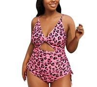 Generisch Elegante traje de baño para mujer estampado de una pieza sin espalda de neopreno de alta calidad con protección interior de secado rápido para los días de verano junto al mar o en la piscina