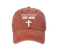 Generisch Elegantes gorras de béisbol para deportes al aire libre, ocio, con moderno diseño de punto de cruz para hombre y mujer, como accesorios versátiles para el día a día, naranja, Talla única