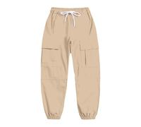Generisch Elegantes pantalones cargo para niños activos en el día a día. Cómodos y versátiles, ideales de 3 a 11 años. Cintura elástica que garantiza una libertad de movimiento sin restricciones