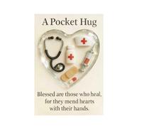 Generisch Emotional Hug Card - Heartwarming Relationship Keepsake, Pocket 3D Heart Hug Tarjeta para adolescentes Family Boys Girls Students Adults Friends Him Her Birthday Christmas