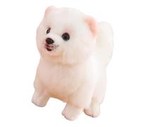 Generisch Empatía edificio, juguete de peluche suave para perro, vínculo familiar, muñeca de compañía, figura de confort pomerania realista, perro de peluche