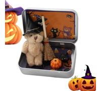 Generisch En Boîte - Peluche Sorcière Artisanale Fait Main | Jouet Doux Doudou Mignon Pour Canapé, Bureau, Étagère | Cadeau Anniversaire, Noël, Saint-Valentin, Fête Et Collection Pour Et Adultes