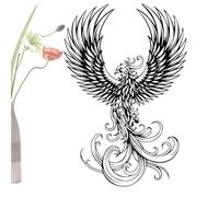 Generisch , en Noir, artistique | de squelette d'ange de phénix de Lion, de Silhouette Pour l