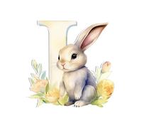 Generisch Encantos de Pascua Resina Conejo Charms Joyería Hacer Conejo Colgante DIY Accesorios de Joyería Bandeja de Cama Colgante Metal, talla única, Acrílico