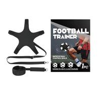 Generisch Entrenador de entrenamiento de fútbol con cuerda, correa ajustable, ayuda para entrenamiento de fútbol para niñas y interiores, patio trasero, escuela, gimnasio, parque