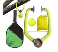 Generisch Entrenador, pared de rebote para entrenamiento, juego portátil con dispositivo de ejercicio ajustable y ayuda de entrenamiento para interior, exterior y jardín