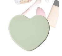 Generisch Espejo de maquillaje de viaje | Mini herramienta cosmética en forma de corazón | Espejo de maquillaje portátil | Espejo de mano de ondas de agua para mujeres, niñas, adolescentes, monedero