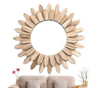 Generisch Espejo decorativo de pared, diseño de girasoles decorativos, para comedor, baño, salón, pasillo