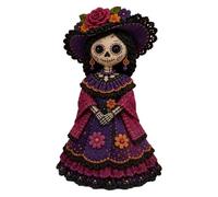 Generisch Esta guía de manualidades para muñecas de patchwork es un entusiasta creativo coleccionista de muñecas y fanáticos de Halloween con decoración única hecha a mano para interiores (H, 25 cm x