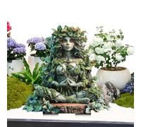 Generisch Estaca acrílica de jardín - 150 g, figura de hada, decoración de espíritu de árbol, arte al aire libre con artesanía detallada, decoración para patio, terraza, césped, balcón, camino, maceta