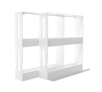 Generisch Estante giratorio para especias para almacenamiento, estante de 2 niveles, estante para especias para la cocina, para la familia, hogar, salsas, aceites, interior, mesa, dormitorio