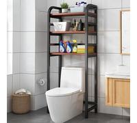 Generisch Estantería para inodoro, estante de almacenamiento para el inodoro, armario de múltiples capas, estante de baño, ahorra espacio y es funcional para tu cuarto de baño