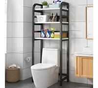 Generisch Estantería para inodoro, estante de almacenamiento para el inodoro, armario de múltiples capas, estante de baño, ahorra espacio y es funcional para tu cuarto de baño