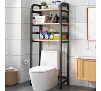 Generisch Estantería para inodoro, estante de almacenamiento para el inodoro, armario de múltiples capas, estante de baño, ahorra espacio y es funcional para tu cuarto de baño