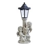 Generisch Estatua con iluminación solar Escultura decorativa de resina con