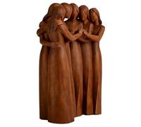 Generisch Estatua De Hermana,Escultura Abstracta De Resina | Hermanas Pintadas A Mano Estatua De Amistad - Para Dormitorio, Estudio, Habitación Infantil, Mesita De Noche, Alféizares De Ventana, Libros