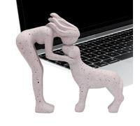 Generisch Estatua de mujer con perro - Figura de resina para mascotas | Simpathy Home Decor Keepsake Display Ornament, Emocional Dog Companion Art Piece Desktop Mesa Living Room Bedroom Shelf