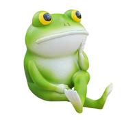 Generisch Estatua de pensamiento - Decoración para el hogar pensando en resina - Figura de animales pensativa para terraza, jardín, salón, dormitorio, estudio, escritorio, decoración de oficina en