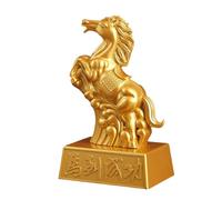 Generisch Estatua Di Decorazione Per La Casa, 7,4 x 5 x 12 cm Decorazione Da Tavolo Con Animale Del Capodanno Cinese - Scultura Decorativa Artistica Equina,Per Mensola Esterno Portico Ringhiera