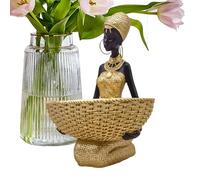 Generisch Estatuas africanas | Escultura tribal vintage estética - estatuas étnicas decorativas pequeñas figuras - para sala de estar, dormitorio, regalo de inauguración de la casa