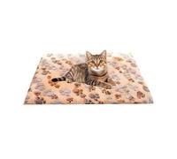 Generisch Esterilla autocalentable para Gatos, Cama Caliente con patrón de Huellas de Garras - Estera cálida - para Gatos, Perros, y Cachorros para Interiores, casa, Dormitorio, Sala de Estar
