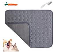 Generisch Esterilla de enfriamiento de la huella del mar del Norte, esterilla de refrigeración autoenfriante lavable para mascotas, enfriamiento automático, para casa, coche, jardín o viajes (F,XS
