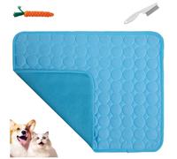 Generisch Esterilla de enfriamiento de la huella del mar del Norte, esterilla de refrigeración autoenfriante lavable para mascotas, enfriamiento automático, para casa, coche, jardín o viajes (A, XS