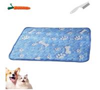 Generisch Esterilla de enfriamiento de la huella del mar del Norte, esterilla de refrigeración autoenfriante lavable para mascotas, enfriamiento automático, para casa, coche, jardín o viajes (G, XL