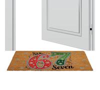 Generisch Esterilla de Navidad | Six Seven Carpet,Alfombra de baño de Navidad y alfombra de puerta interior | Para baño, cocina, oficina, restaurante, casa de campo, vacaciones, invierno, decoraciones