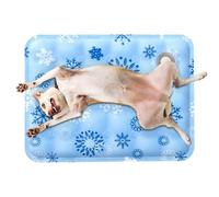 Generisch Esterilla de refrigeración para perros | Cama de refrigeración con gel para gatos, accesorio de relajación de verano impermeable para mascotas para el hogar, coche, sofá, camping, interior