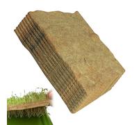 Generisch Esterilla para germinar 8 piezas de yute vegetales | 25 x 50 cm, sin tierra, para principiantes, hidroponía, hierba de trigo, brotes de guisantes, jardín, balcón, invernadero