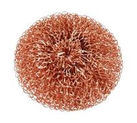 Generisch Estropajo de bolas de fregar, 3,15 x 3,15 pulgadas, sin arañazos, alambre de cobre, herramienta de limpieza sin pelusa para eliminar la suciedad, red de horneado, azulejos, manchas de aceite