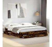 Generisch Estructura de cama familiar para colchones, uso en hoteles, apartamentos, dormitorios escolares y oficinas (200 x 200 cm)