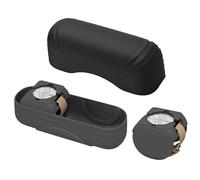 Generisch Estuche de viaje para relojes de 7,52 pulgadas, funda protectora de silicona, organizador de relojes doble con material de silicona para guardar relojes de forma segura mientras viajas