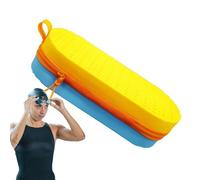 Generisch Estuche para gafas de natación - Silicona transpirable de doble cara | Organizador portátil antigolpes para piscinas, viajes, gimnasios, playas, campamentos, excursiones, vacaciones