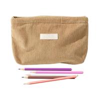 Generisch Estuche para lápices, organizador de papelería de pana con | Estuche para lápices, para universidad, escuela, aula, viajes, hogar y dormitorio