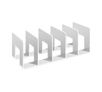 Generisch Expositor de archivos acrílico, organizador de archivos transparente, resistente estante de clasificación de escritorio para sobres, cartas, papel, cuadernos, productos electrónicos (D