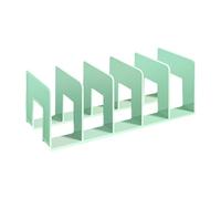 Generisch Expositor de archivos acrílico, organizador de archivos transparente, resistente estante de clasificación de escritorio para sobres, cartas, papel, cuadernos, productos electrónicos (A