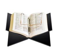 Generisch Expositor transparente - Undesel para libros | Soporte acrílico versátil para literatura e imágenes, contador para libros abiertos y cerrados, soporte de lectura para libro de invitados